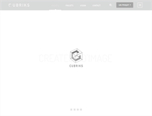 Tablet Screenshot of cubriks.com
